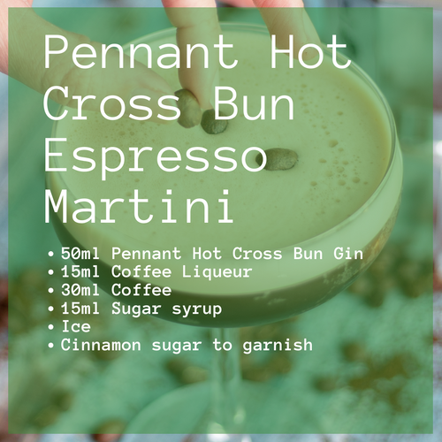 Pennant Hot Cross Bun Espresso Martini
